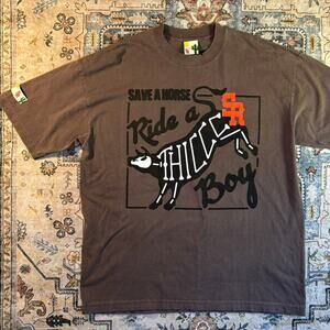 Stevenson Ranch Save a Horse Ride a Thicc Boy Rodeo Western Cowboy Men's T-shirt